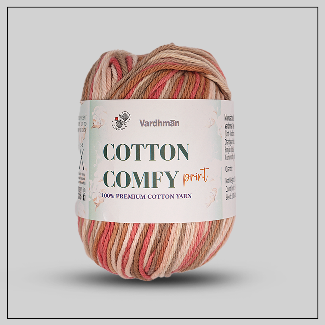 Cotton Comfy Print Premium Cotton Yarn